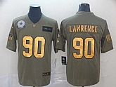 Nike Cowboys 90 Demarcus Lawrence 2019 Olive Gold Salute To Service Limited Jersey,baseball caps,new era cap wholesale,wholesale hats